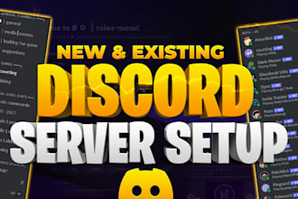 setup custom discord server within 48 hours