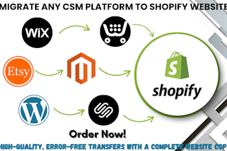 wordpress migration migrate wordpress shopify wix to shopify copy clone website