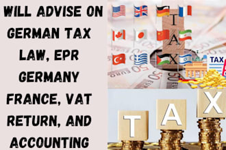 advise on german tax law, epr germany france, vat return, and accounting