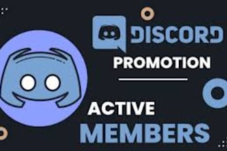 grow and promote your discord gaming, nft, trading, crypto server to get  member