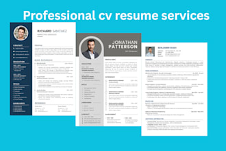 create ats friendly cv resume design federal military tech sales write crafted
