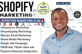 boost shopify sales, website promotion, shopify dropshipping marketing, manager