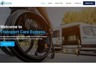 create non emergency medical transportation website medical transport website
