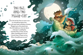 illustrate children story book illustration, children story, picture book