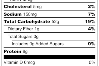 create fda compliant nutrition facts label for your  products