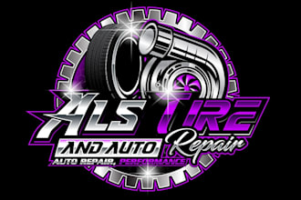 create awesome and gorgeous auto repair 11 logo design