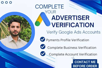 complete advertiser verification with or without documents