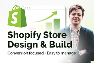 design, build or improve your shopify store for more conversions
