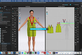 do any 3d fashion designs and patterns drawing in clo 3d
