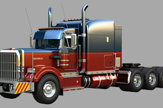 do 3d truck model 3d car modeling 3d cad design toy design for printing