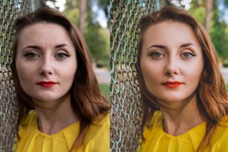 professionally retouch your portrait