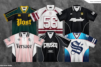 custom design jersey for streetwear outfits, clothing brand