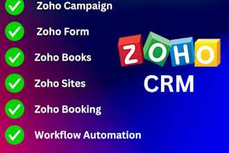 do zoho crm, zoho campaigns, zoho flow, zoho book, zone one, site, mail, form