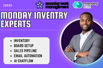 monday inventory, CRM, campaign, automation, workflow, marketing, sale, expert