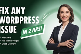 fix wordpress bugs, errors and mobile issues fast