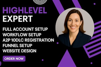be gohighlevel website a2p 10dlc registration workflow automation funnel expert