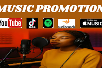promote your music to real listeners and boost social media for streaming growth