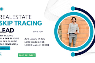 do skip tracing for real estate, bulk skip tracing llc