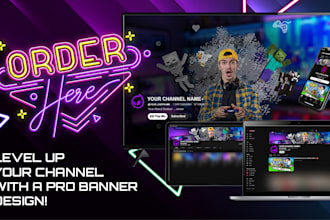 design a pro youtube banner
