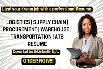 craft job winning resume for logistics supplychain transportation procurement