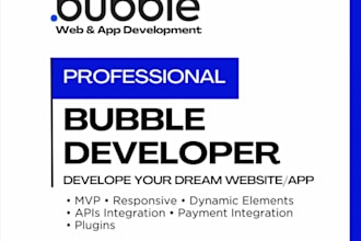 be your expert bubble io developer