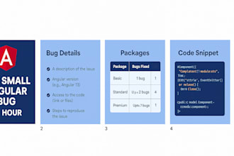 fix 1 small angular bug or issue in 1 hour