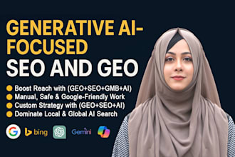generative engine optimization GEO and SEO for chatgpt ai google gemini copilot