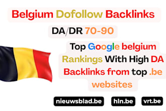 boost your SEO rankings with high quality dofollow belgium backlinks