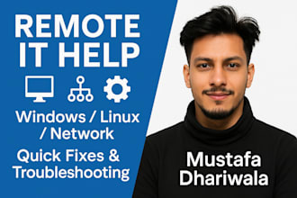 provide professional remote technical support for IT issues