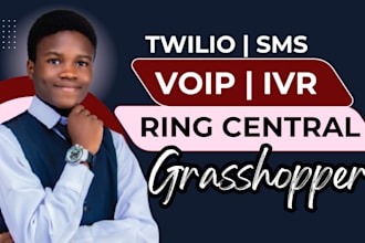 ringcentral voip setup twilio grasshopper 3cx ivr a2p 10dlc