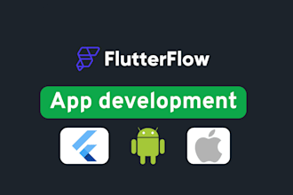 develop ios and android apps using flutter and flutterflow