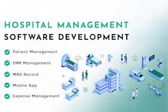develop ehr emr system, pharmacy app, hospital management software