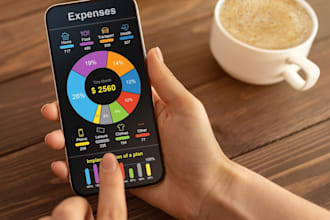 develop ai expense tracker app, budget management app, financial planner app