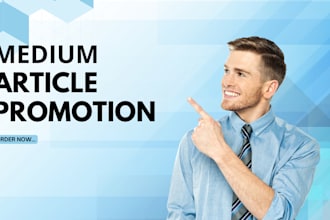 organically do medium article promotion and medium followers