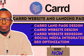 design carrd website redesign carrd website card website carrd landing page