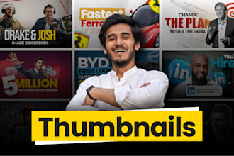 design attractive youtube thumbnails