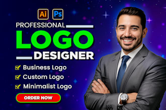 do professional business logo design, minimalist, modern or custom design