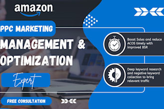 create optimize manage amazon PPC ad campaign