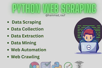 scrape website using python