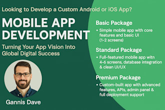 bible religious app, live streaming app, airbnb app or website, restaurant app