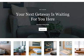 design wordpress short term rental website, vacation rental, airbnb, lodgify