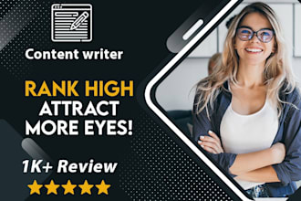 do SEO article writing, blog post writing or content writing, copywriting