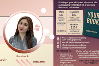 promote your book on booktok, tiktok ads, amazon book promotion, ebook marketing
