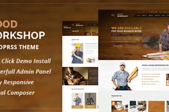 design craftsman website, carpenter, furniture store, home decor website