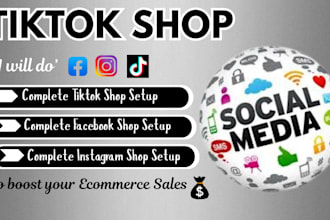 setup USA tik tok shop tik tok shop ads fb shop manager to boost sales