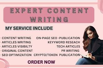 write 7000 words blog post, strategic SEO articles for content marketing