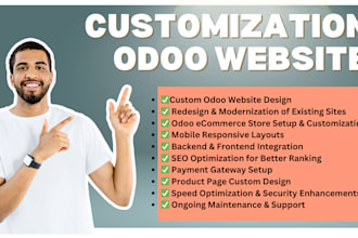 create odoo website redesign odoo website ecommerce customization