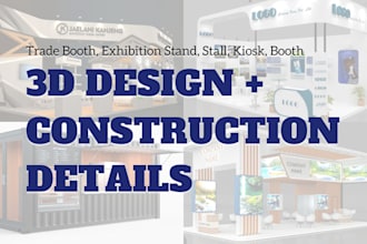 design trade booth,exhibition,stall,kiosk with construction