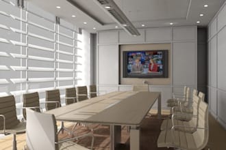 design 3d conference room design, co working space, meeting room,3d office lobby