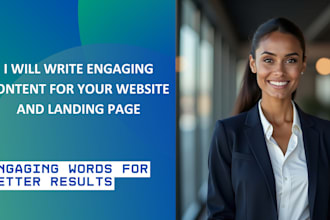 write SEO content for your website and landing page